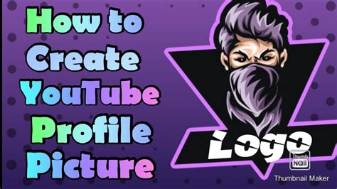 How to create YouTube profile picture logo - YouTube