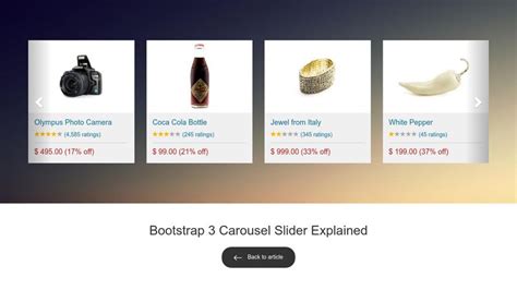 CodePen - Beautiful Thumbnail Product Slider In Bootstrap