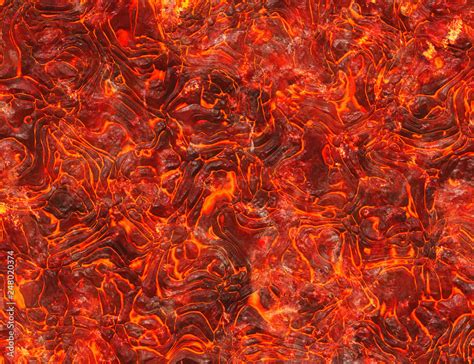 heat red lava texture of eruption volcano Stock Illustration | Adobe Stock