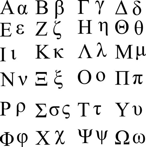 Greek Alphabet Printable
