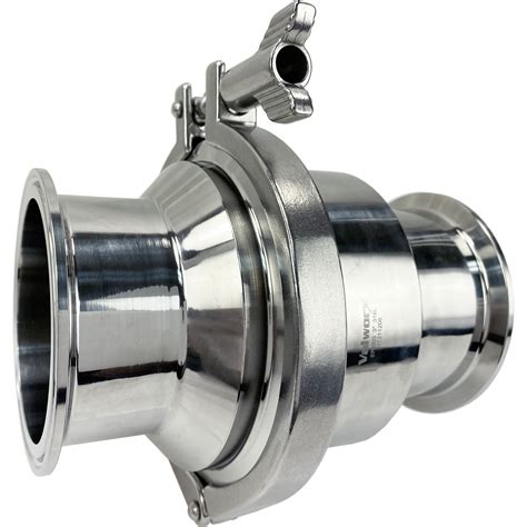 3 Sanitary 3-Way Ball Valve, L-Port, Direct Mount, Tri-Clamp, Direct Mount 3-Way Sanitary Ball ...