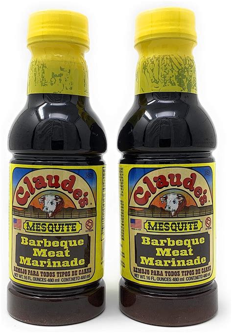 Claude's Sauces Mesquite Barbeque Meat Marinade, 16 FZ : Amazon.ca ...