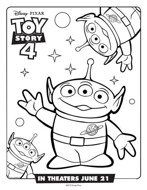 Toy-Story-4-Aliens-Printable-Coloring-Page Simply Sweet Days