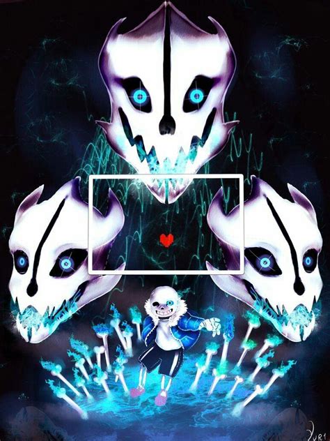 Gaster Blaster Sans Undertale Wallpaper - Juliet Stay