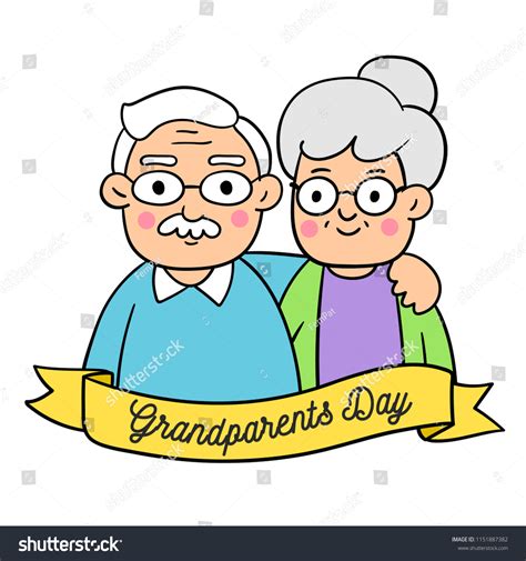 Draw Doodle Styles Grandparents Day Stock Vector (Royalty Free) 1151887382 | Shutterstock