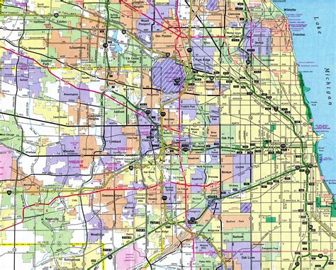 Interstate 90 map - Map of interstate 90 (United States of America)