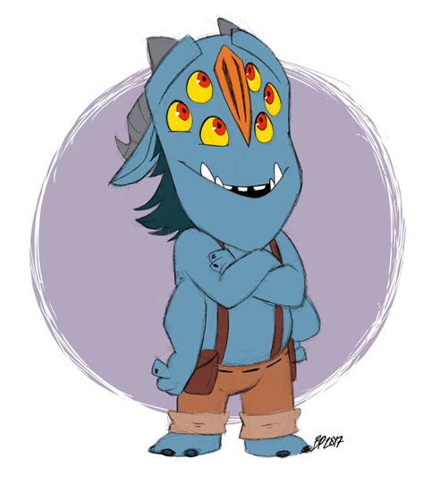 Trollhunters: Blinky the Wise by bayepaye on DeviantArt