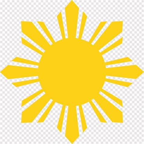 Philippine Flag Sun Rays