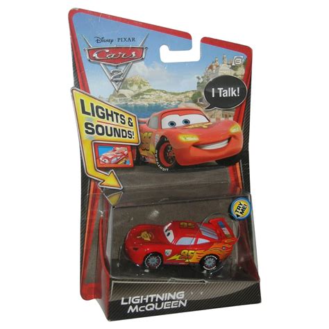 Disney Pixar Cars 2 Lights & Sounds Lightning McQueen Talking Die-Cast ...