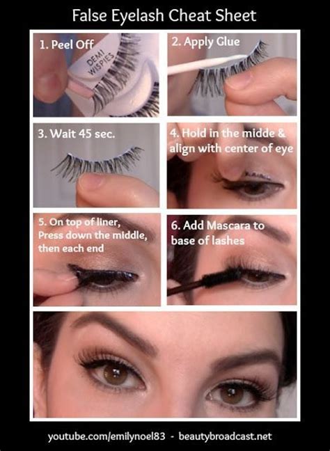 10 Ways to Apply False Eyelashes Properly - Pretty Designs