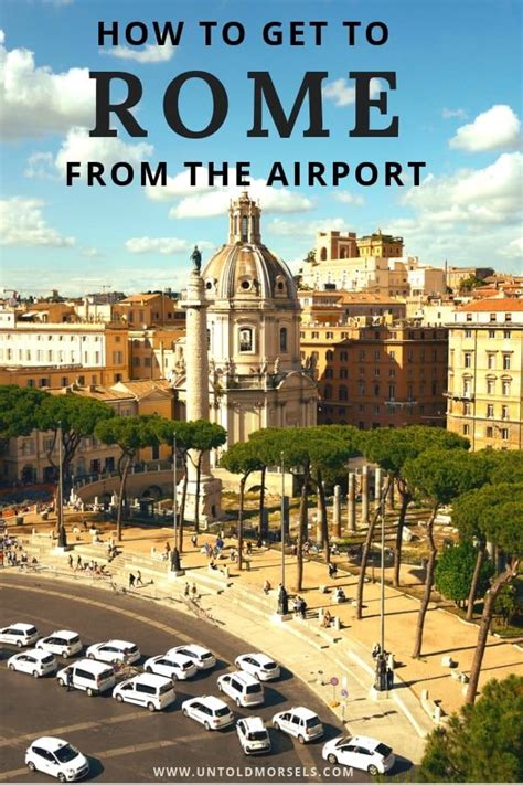 Rome airport transfers: How to get from the airport to the city center ...