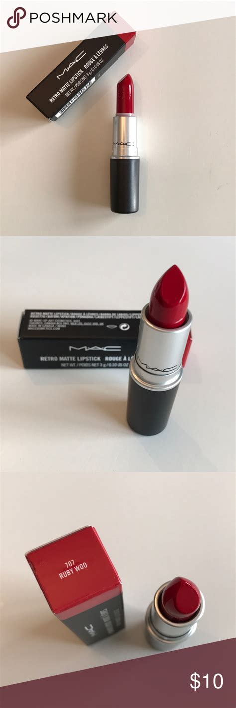 🦖 2/$20 MAC Retro Matte Lipstick Ruby Woo Red | Mac retro matte lipstick, Mac retro matte, Matte ...