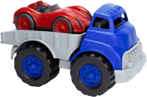 Flatbed Truck with Race Car – TopToy