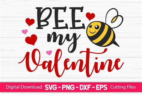 Bee My Valentine - Valentine's SVG Graphic by AnnaStudio · Creative Fabrica