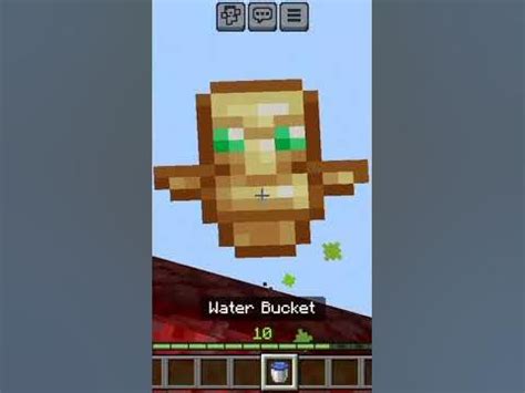 Minecraft water bucket glitch - YouTube