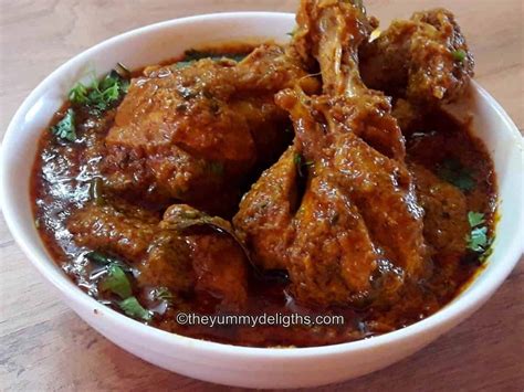 Hyderabadi chicken masala recipe | Chicken Hyderabadi - The Yummy Delights