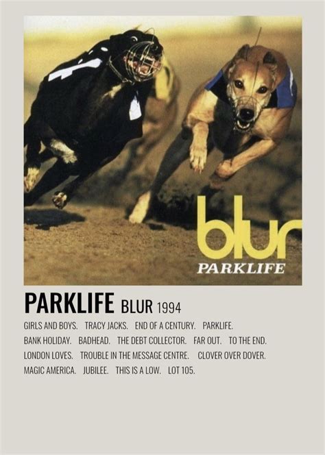 Parklife - Blur | Parklife, Blur parklife, Blur