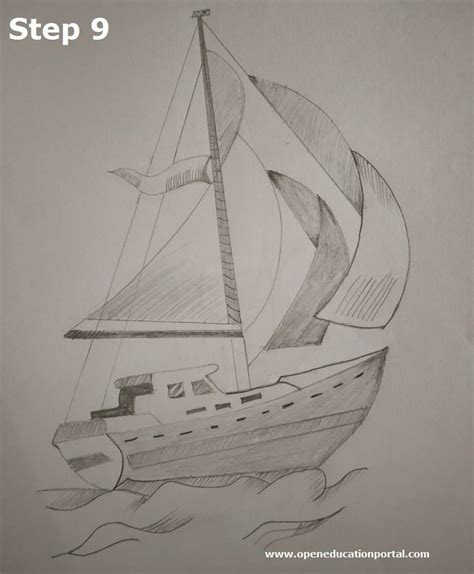 How to Draw a Ship | Step-By-Step Tutorial for Easy Ship Drawing