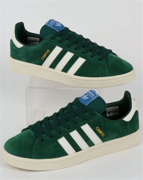 Adidas Campus Trainers Green,shoes,suede,originals