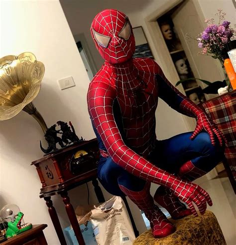 Spiderman Kostuum Cosplay Sam Raimi Spider Man Pak Volwassenen België ...