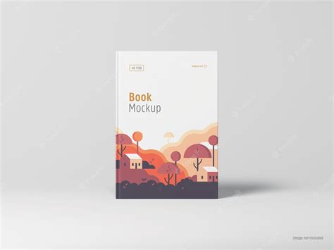 Premium PSD | Book cover mockup front view