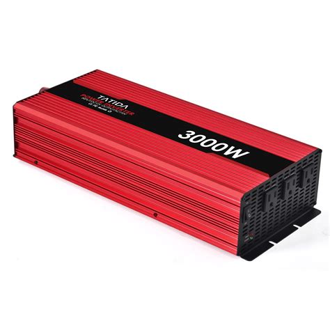 3000 watt Power Inverter 3000W Modified Sine Wave Inverter with 3 AC ...