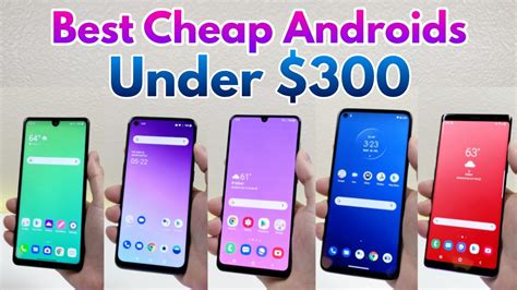 Top Android Smartphones Under $300 - (Updated for 2021) - YouTube