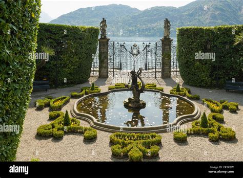 Villa Carlotta gardens, Tremezzo, Lake Como, Lago di Como, Province of Como, Lombardy, Italy ...