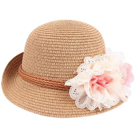 1PCS Summer Lovely Fashion Straw Hat Children's Baby Girl Kids Sun Hat ...