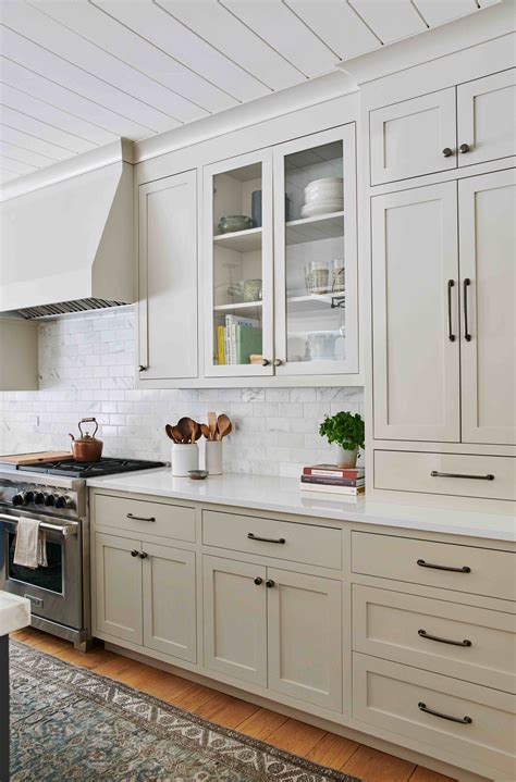 OUR FAVORITE CABINET AND HARDWARE PAIRINGS — W DESIGN | Greige kitchen cabinets, Kitchen cabinet ...