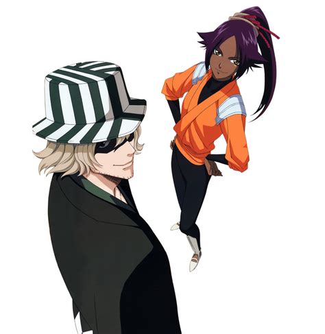 urahara and yoruichi Png by aadunis on DeviantArt