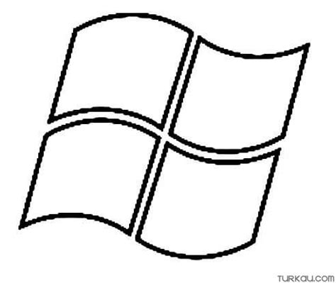 Microsoft Logo Coloring Page » Turkau