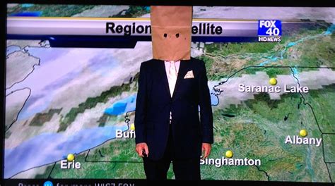 Our local weatherman was ashamed that he got the forecast wrong : funny