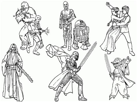 Coloriage Star Wars - télécharger et imprimer gratuit sur ColoriageEnfant.Com