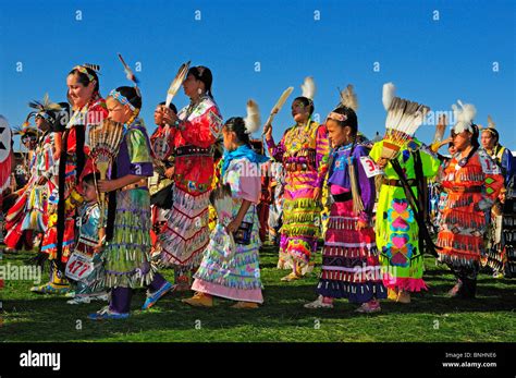 USA Crow Fair Indian Pow Wow Crow Agency Montana Powwow Native americans American natives First ...