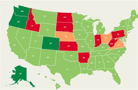 Here's a Map of Every State and Their Marijuana Laws