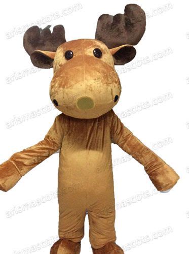 AM3019 Adult Suit Reindeer Mascot Costume, Party Dress,fur Mascot Suit Reindeer Mascot Costume ...