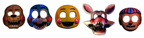 FNaF 2 - Toy Animatronic Masks by DaHooplerzMan on DeviantArt