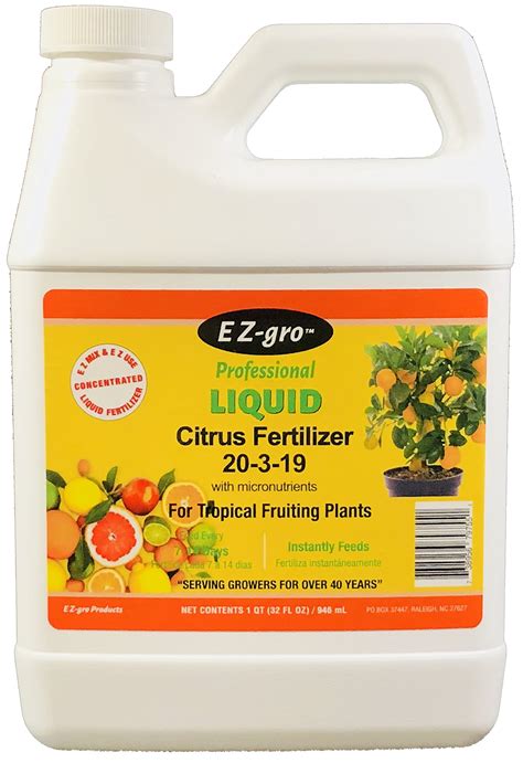 Buy EZ-gro Citrus Tree Fertilizer - Orange, Lemon, Lime, Mango, Avocado - Citrus Fertilizer for ...