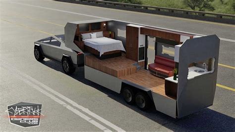 This Tesla Cybertruck Custom RV Is The Tiny Home Of Our Dreams