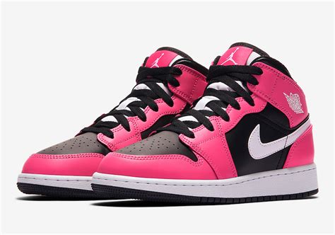 Air Jordan 1 Mid GS Pinksicle 555112-002 Release Date - SBD