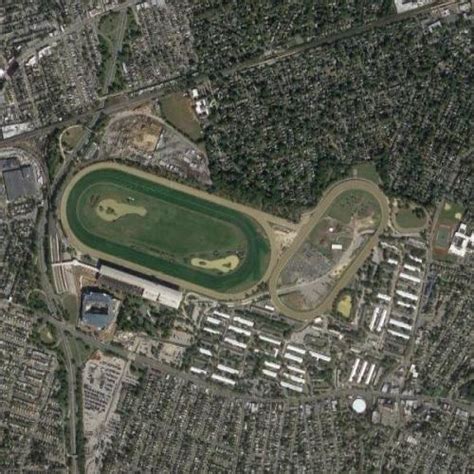 Belmont Racetrack in Elmont, NY (Google Maps)