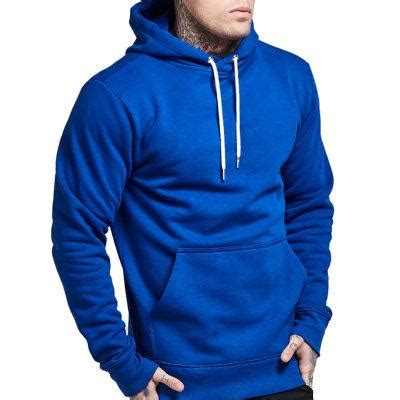 Wholesale High Quality Royal Blue Mens Hoodie Manufacturers