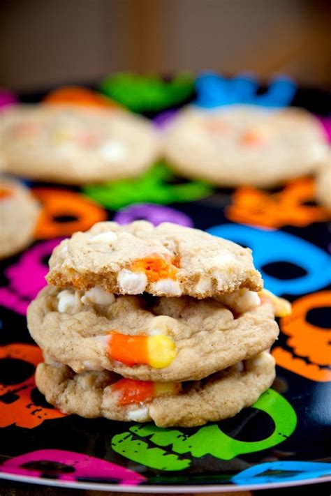 Chewy Candy Corn Cookies Recipe - Baking Beauty