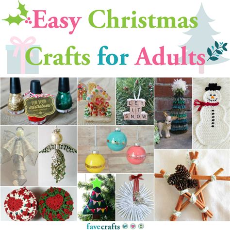 123 Easy Christmas Crafts for Adults | FaveCrafts.com