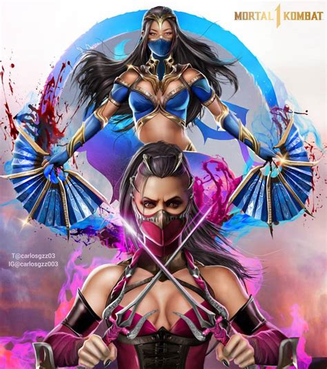 Mk1 Kitana and Mileena 2023 by Mileena1369 on DeviantArt