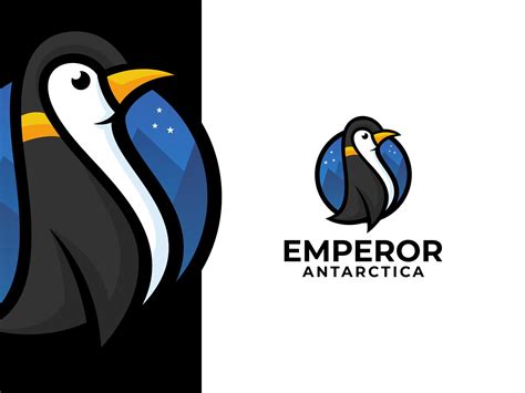 Penguin Emperor Simple Logo Graphic by artnivora.std · Creative Fabrica