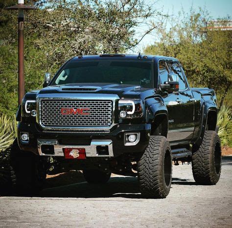 Lifted black l5p duramax diesel gmc Denali 2500. Freaking gorgeous truck | Chevy trucks, Gm ...