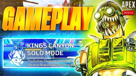 *NEW* SOLO MODE GAMEPLAY!! Apex Legends Mobile - YouTube