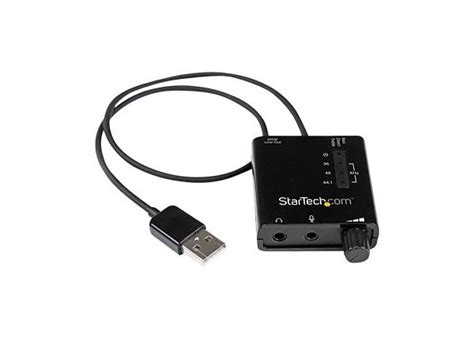 Startech.com USB Stereo Audio Adapter External Sound Card - ICUSBAUDIO2D - Audio/Stereo ...